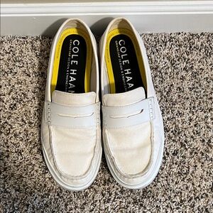Cole Haan Women’s White Loafers